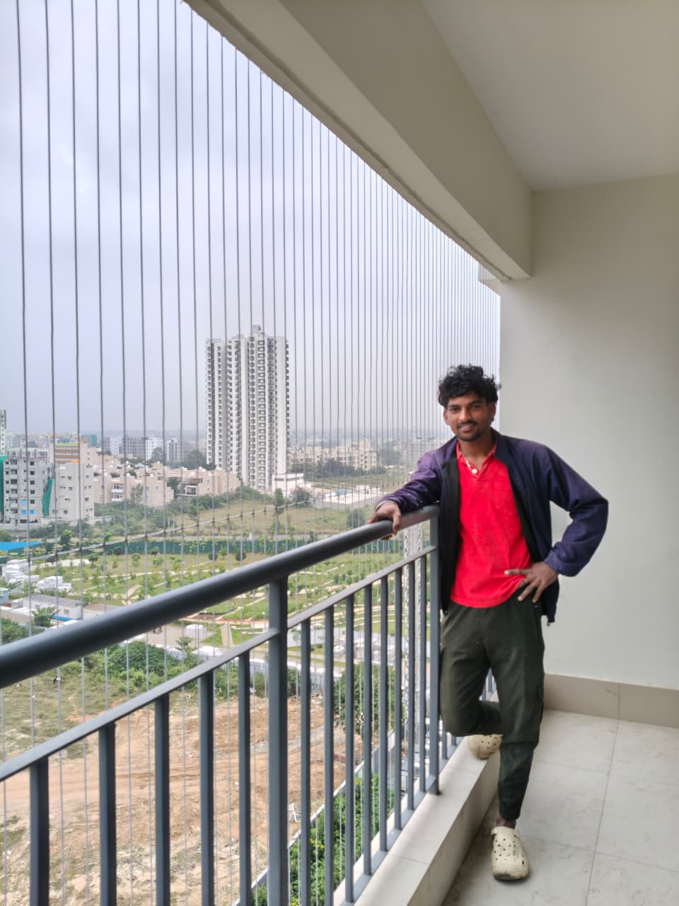 SS316 Invisible Grill Balcony