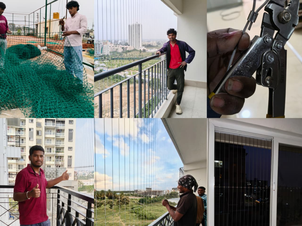 Invisible Grill and Safety Net Installation