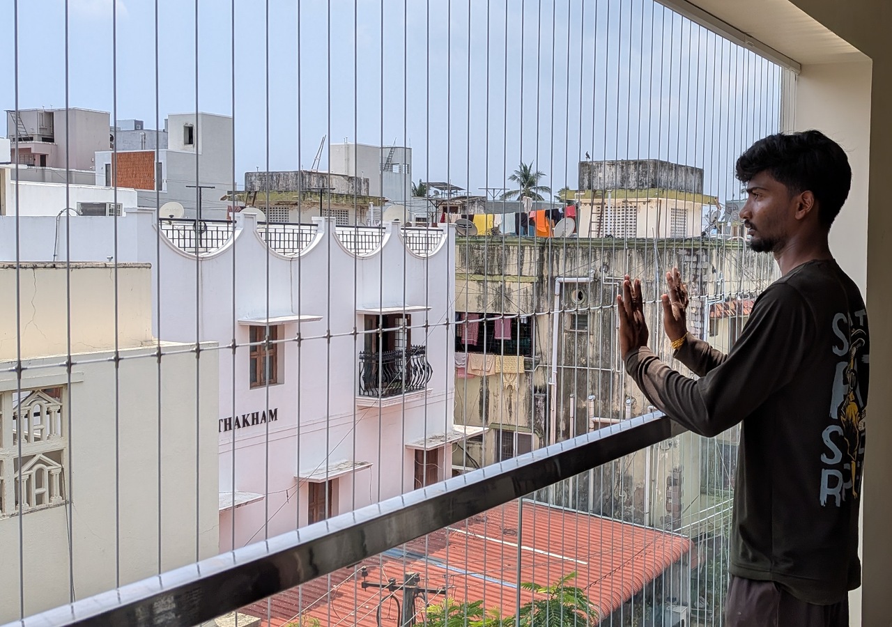 Invisible Grills Balcony Chennai