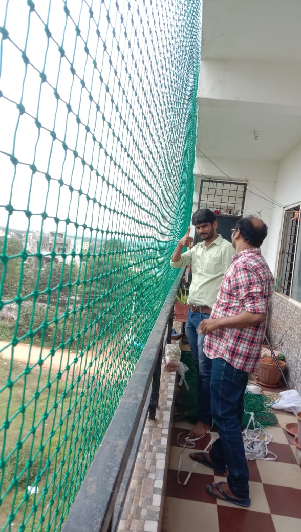Balcony Terrace Pigeon Nets Velachery Chennai