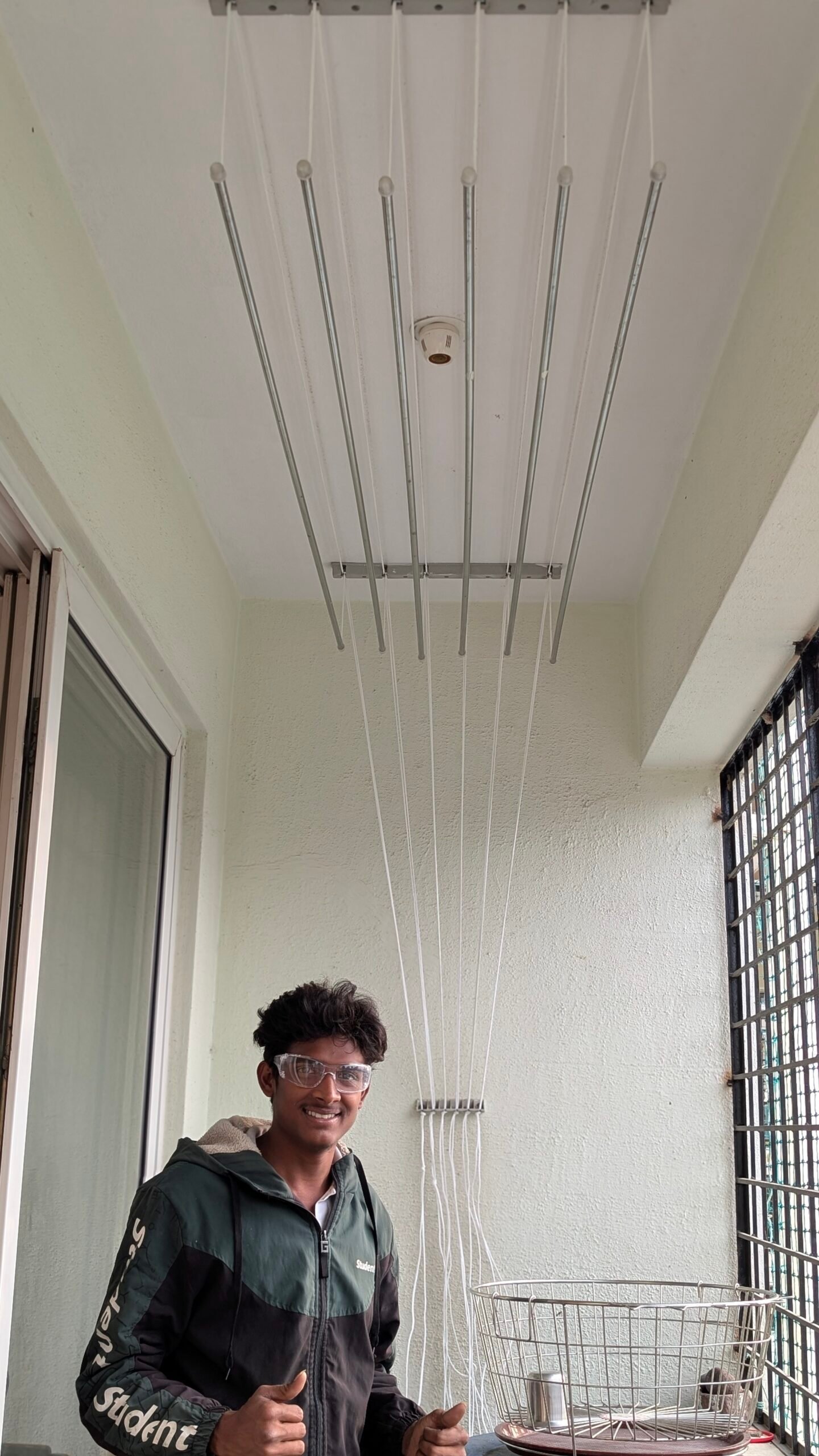 Pulley drying hanger