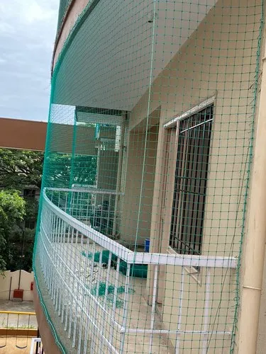 Bird net installation Chennai balcony