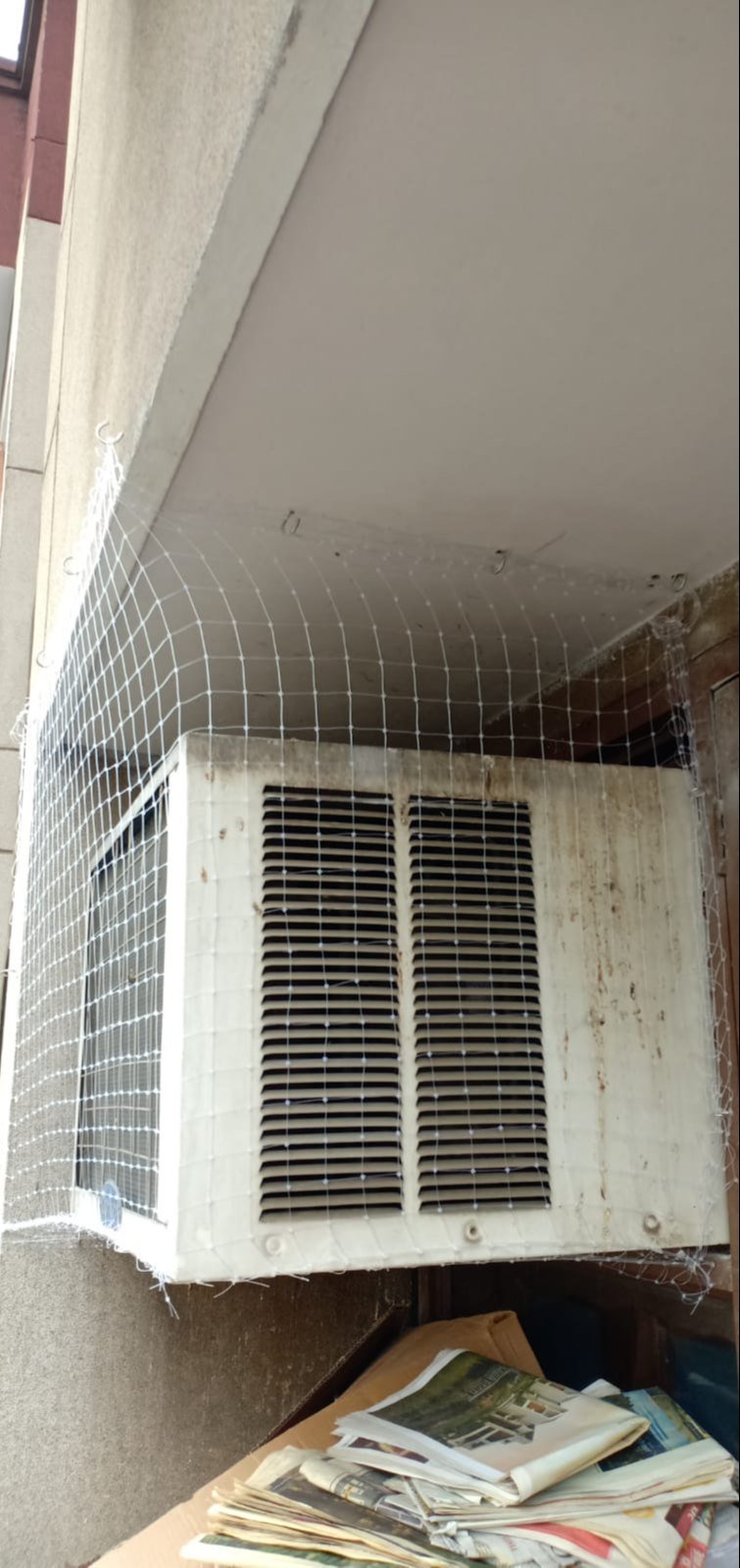 Outdoor AC unit nets installation Chennai